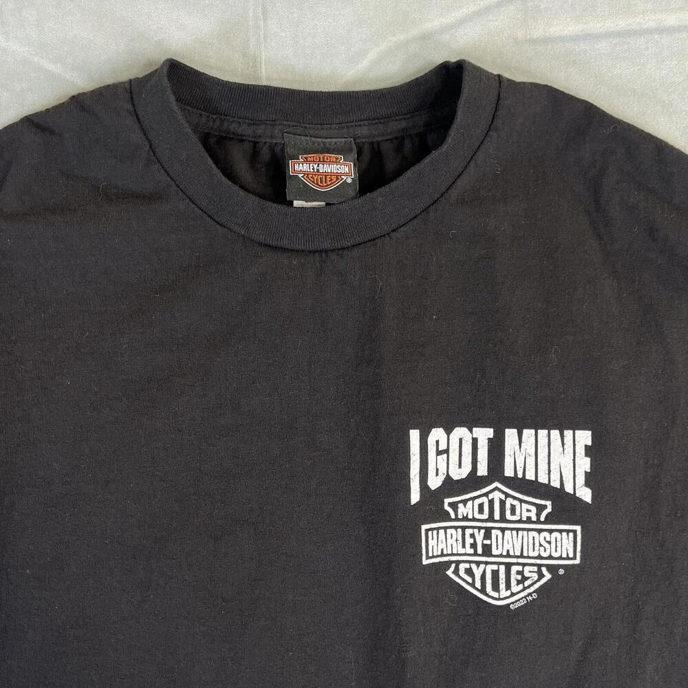 Harley Davidson T-Shirt Mens 2XL Black Henderson Nevada I Got Mine Logo Graphic